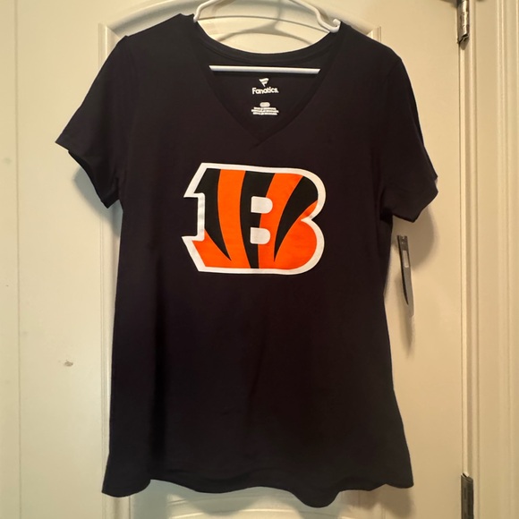 Cincinnati Bengals Ja’Marr Chase V-Neck Shirt Jersey (Shersey) from Fanatics NWT - Picture 2 of 5